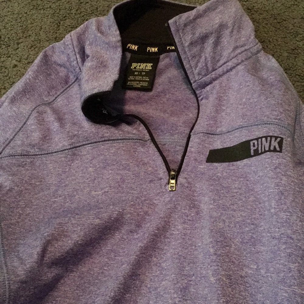 pink zip up xs